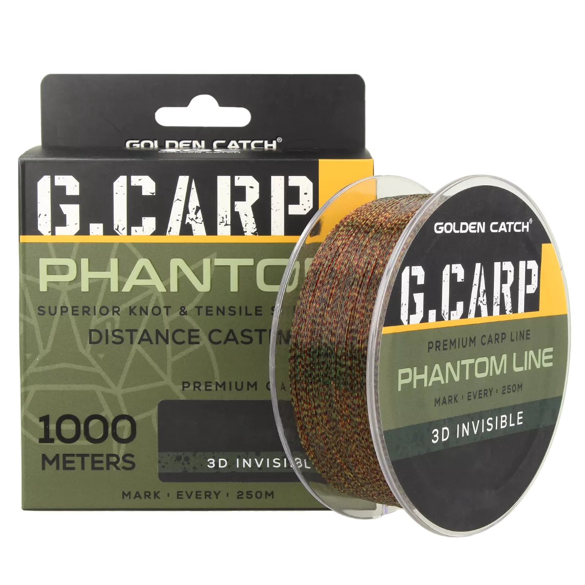 Monofilament GC G.Carp Phantom Line 1000m 3D Invisible