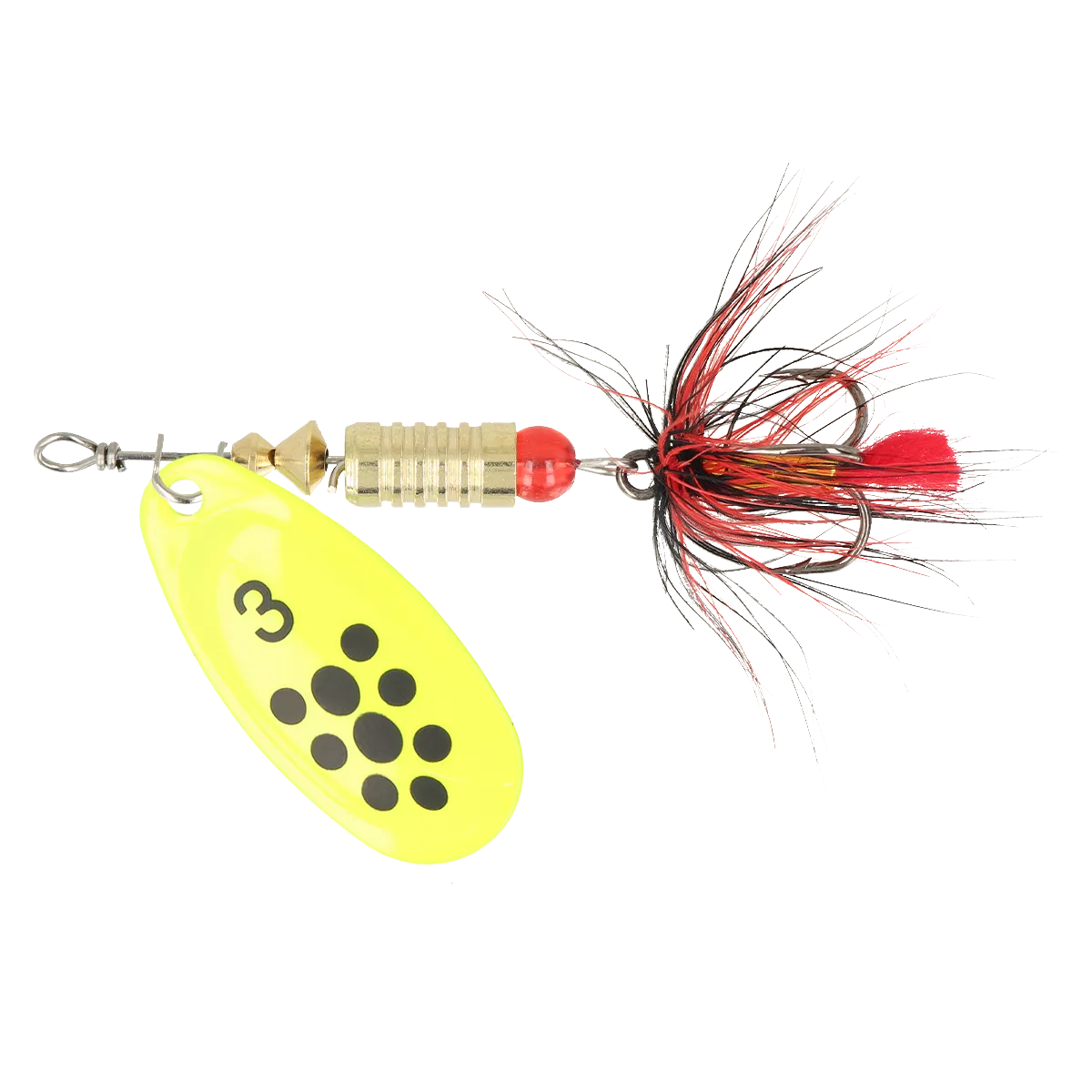 Spinner ZEOX Dominator Nr. 3 6g 012 Fluo/Black Dot