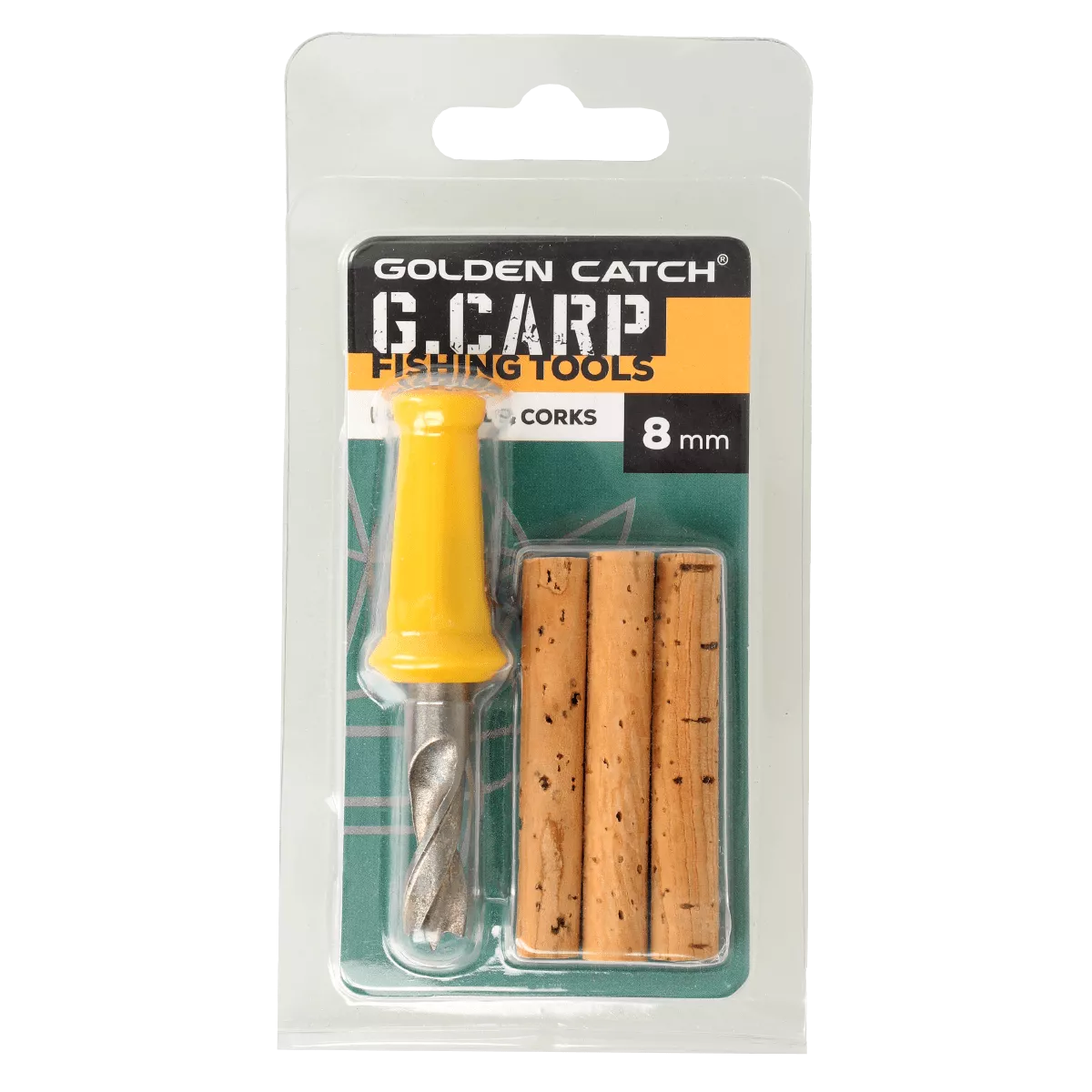 Burghiu cu bastoane de pluta GC G.Carp Bait Drill & Corks 8 mm