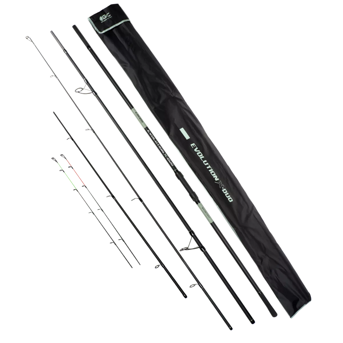 Lansetă de pescuit la crap/feeder GC Evolution X-Duo  4.20 m