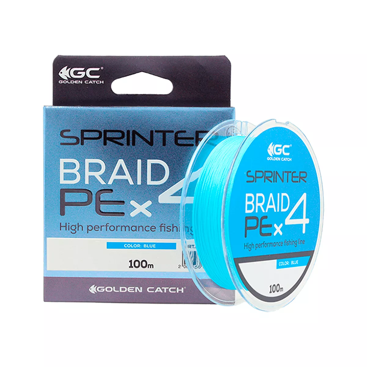 Fir de alimentare GC Sprinter PE X4 100m Albastru