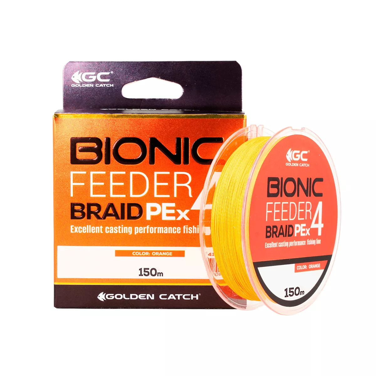 Fir GC Bionic Feeder PE X4 150m Portocaliu