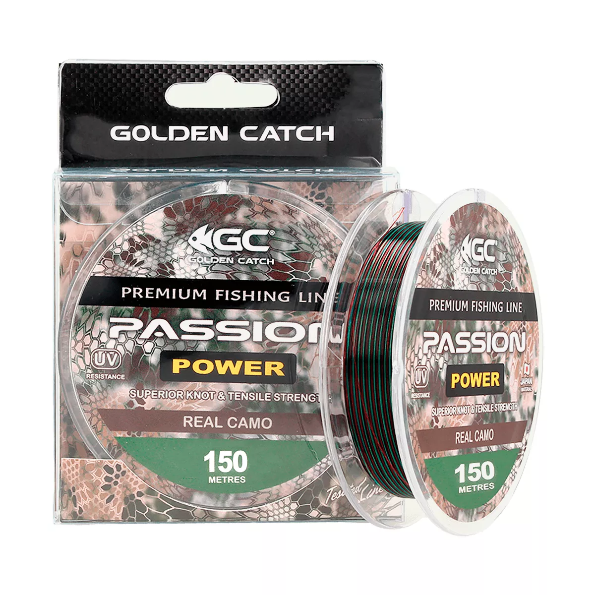 Monofilament  GC Passion Power 150m Real Camo