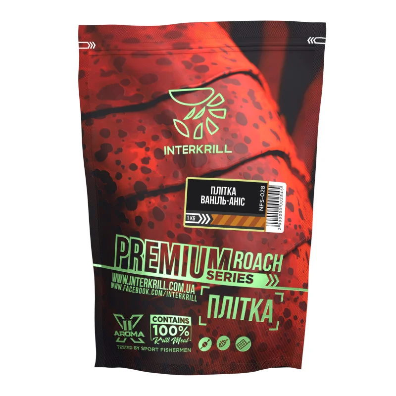 INTERKRILL Nadă Premium Platica 1k Vanilie-Anason