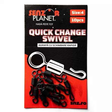 Senzor Planet AGRAFA CU SCHIMBARE RAPIDA NR 4 (QUICK CHANGE SWIVEL) 10buc Nr 4