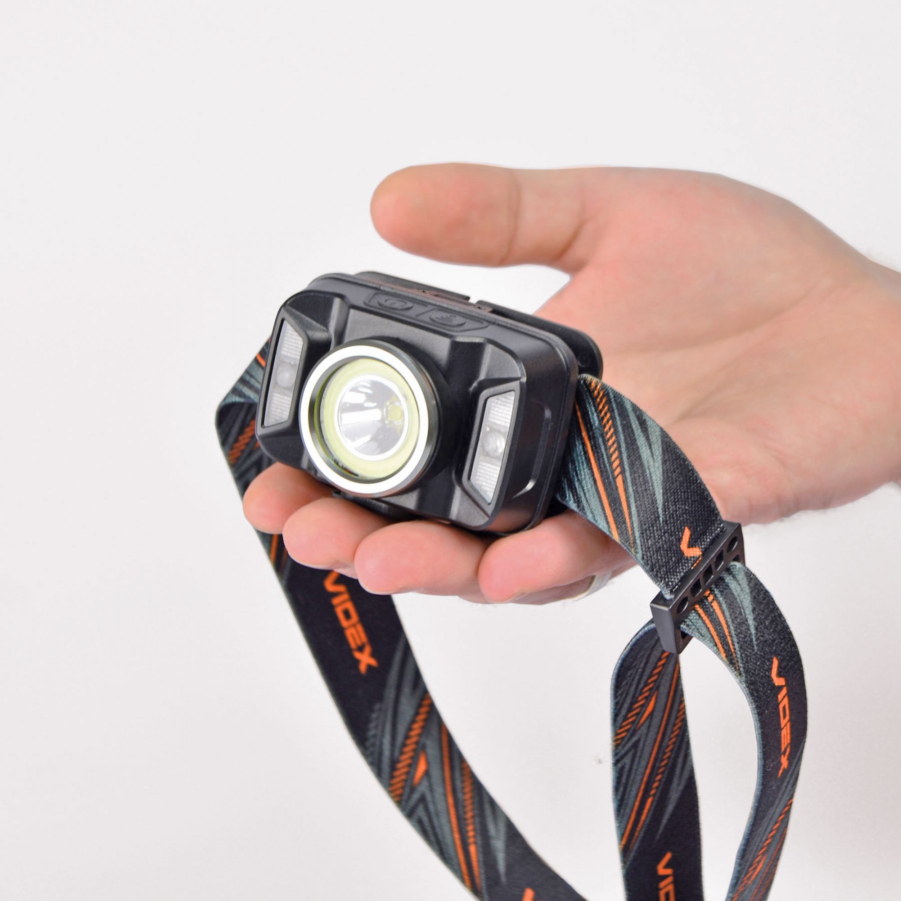 Lanterna LED profesionala, de cap, 5W, cu senzor de prezenta, 410lm, Videx