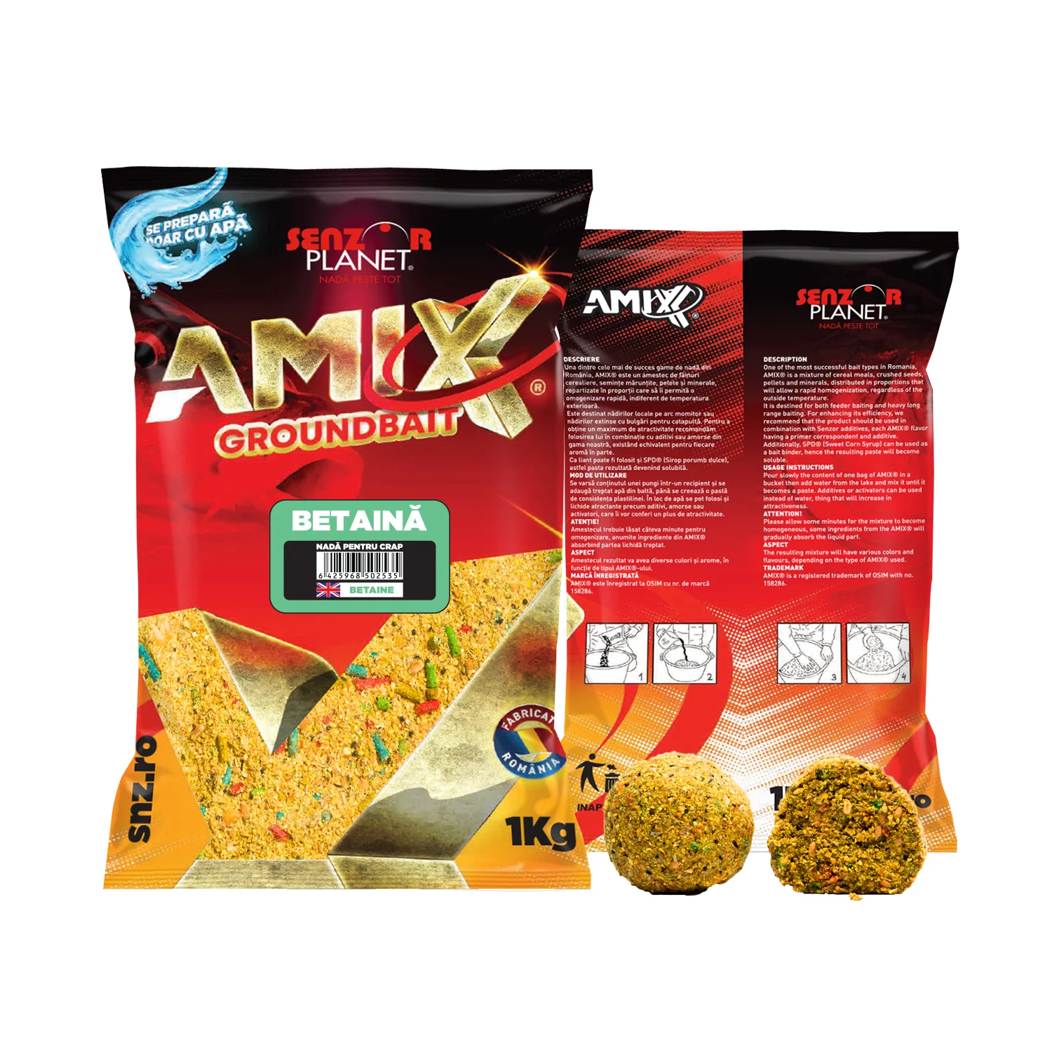 Nadă Senzor AMIX 1kg