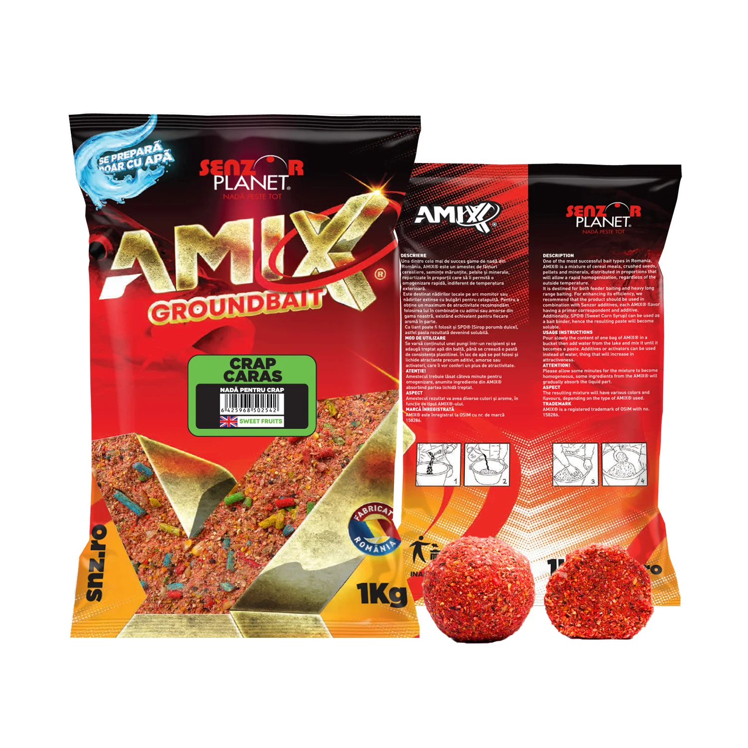 Nadă Senzor AMIX 1kg