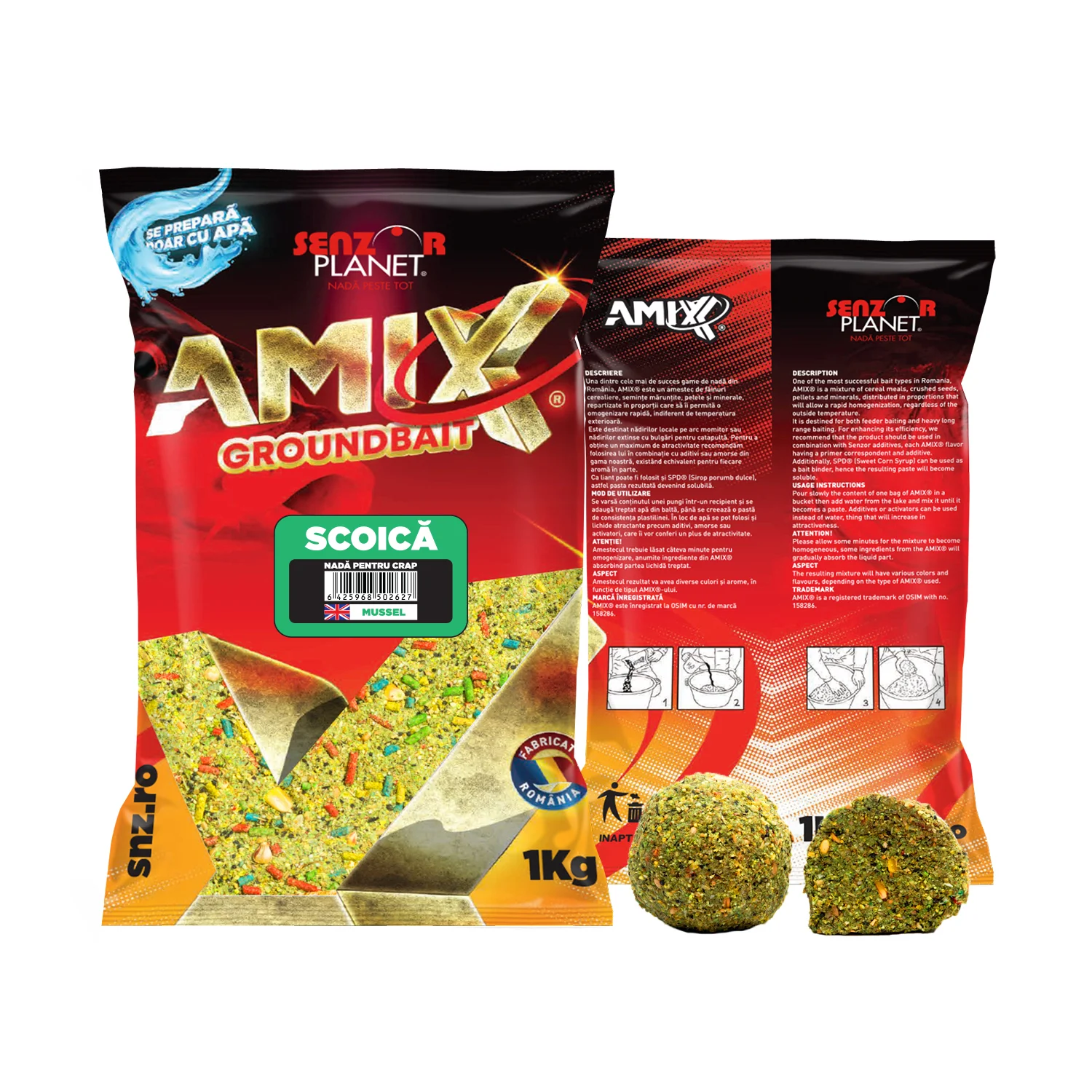Nadă Senzor AMIX 1kg