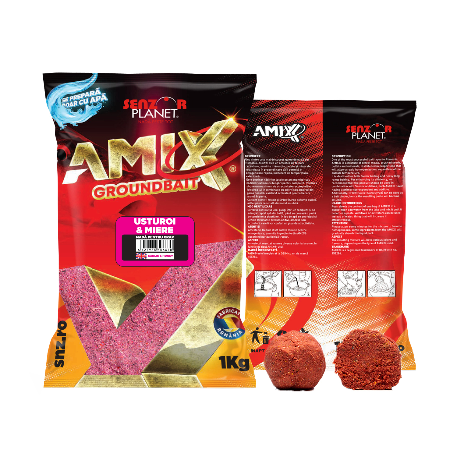 Nadă Senzor AMIX 1kg
