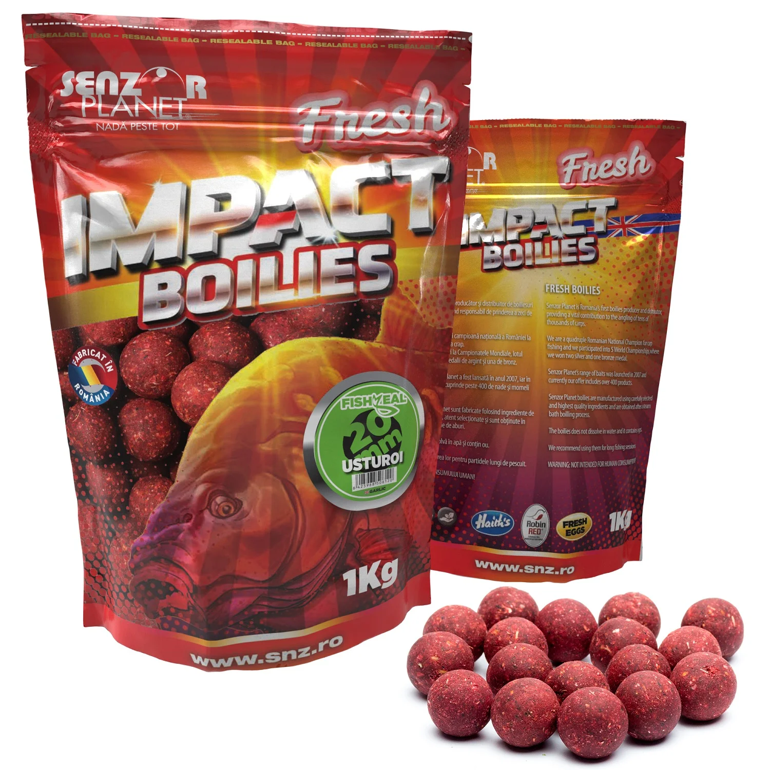 Senzor Planet Impact Boilies 1kg