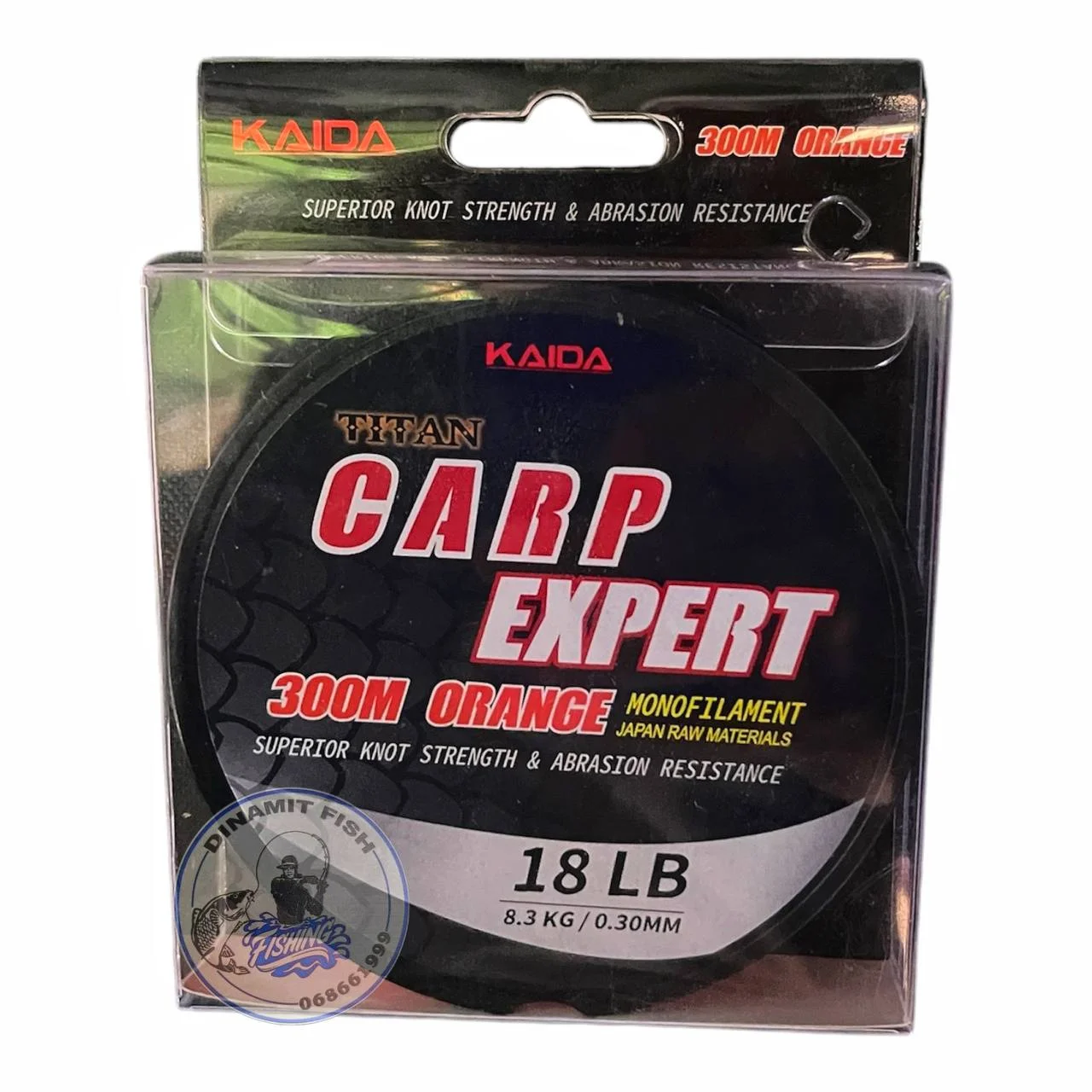 Monofilament Kaida Carp Expert Orange 0.30mm 300m