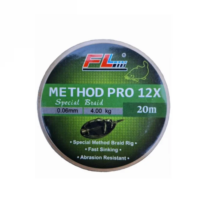 FIR TEXTIL METHOD BRAID RIG PRO FL 12X, 20m