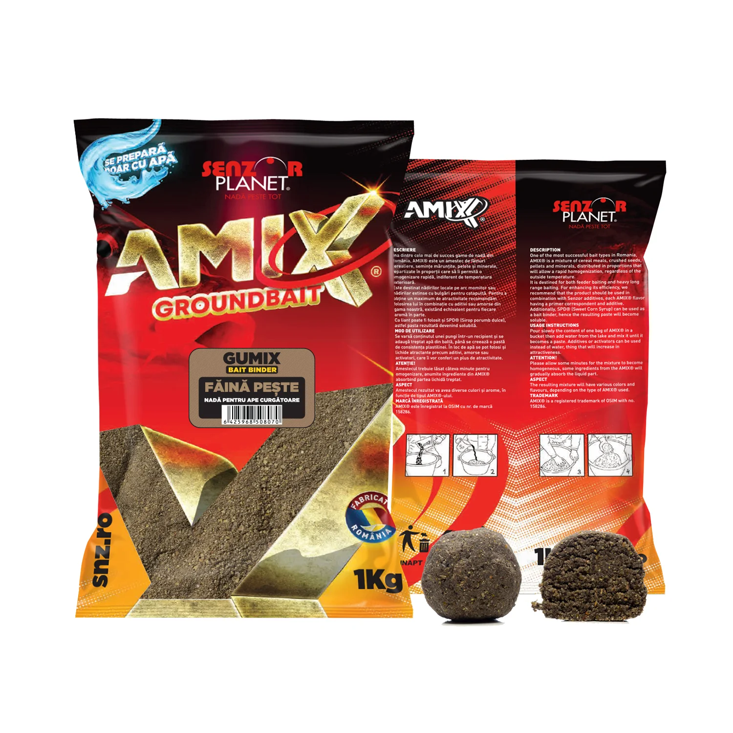 Nadă Senzor Planet Gumix 1kg