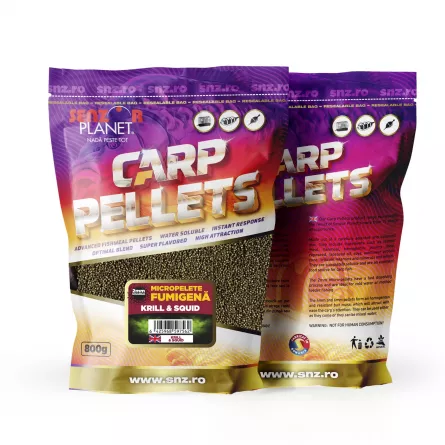 Senzor Planet MICROPELETE FUMIGENA KRILL & SQUID 2mm 800g