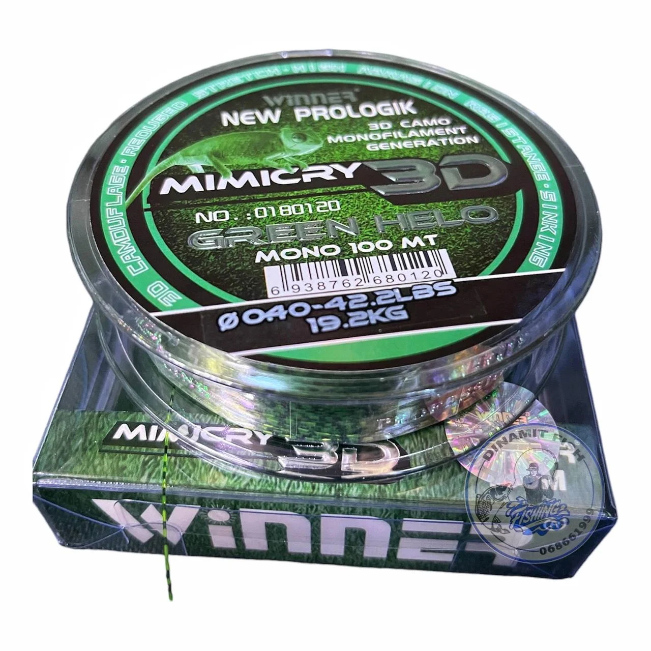 Monofilament Winner Mimicry 3D 100m 0.40mm