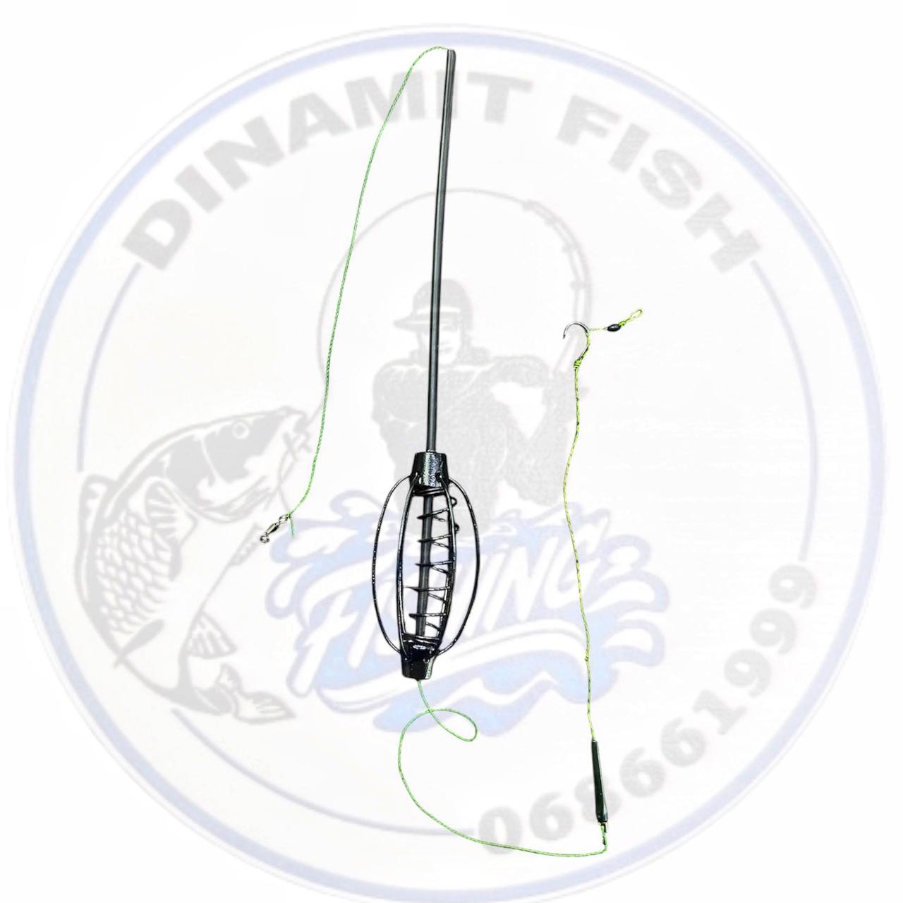 Montura Carp/Feeder 60g 1 cârlig+fir de păr