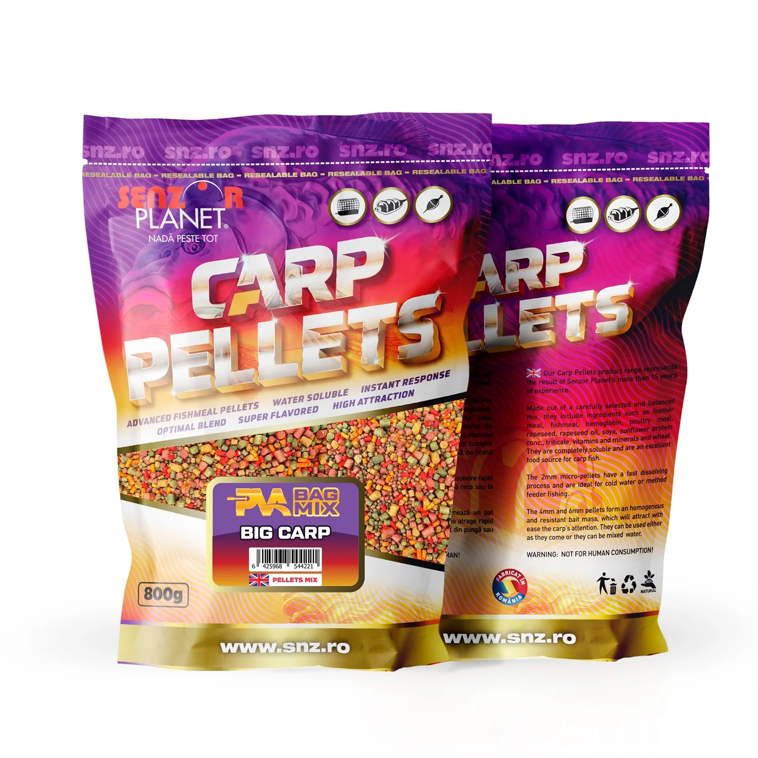 PVA BAG MIX BIG CARP 800g