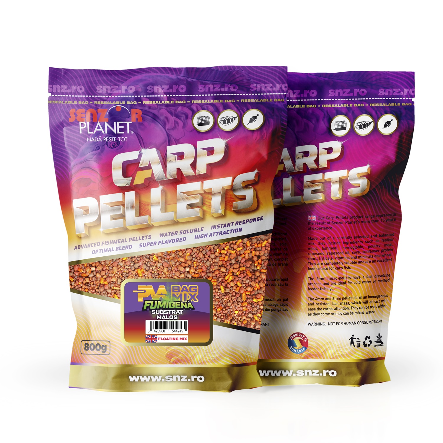 PVA BAG MIX FUMIGENA SUBSTRAT MALOS 800g