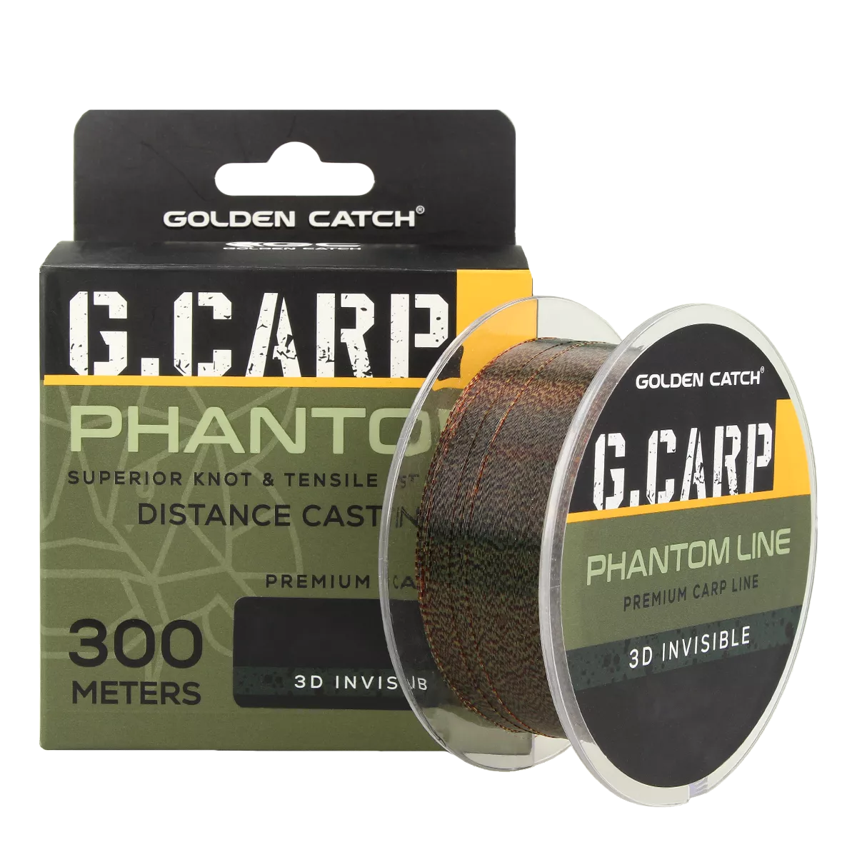 Monofilament GC G.Carp Phantom Line 300m 3D Invisible