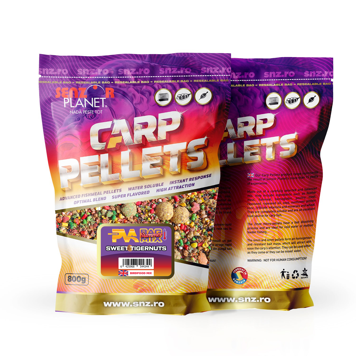 SUMMER PVA BAG MIX SWEET TIGERNUTS 800g