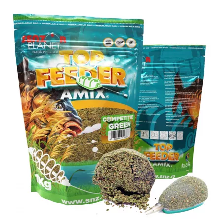 Nadă Senzor Planet TOP FEEDER AMIX COMPETITIE GREEN 1kg