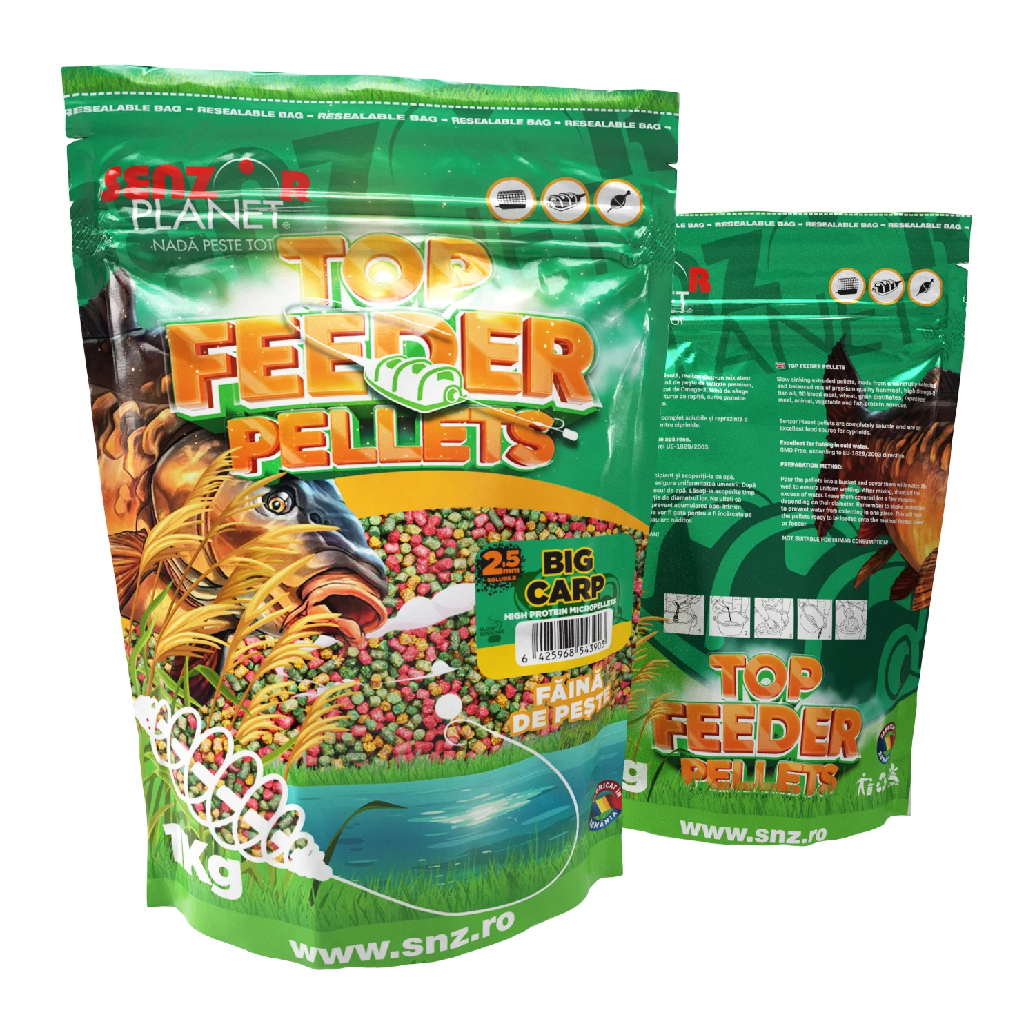 Senzor Planet Top Feeder Pellets 2.5mm