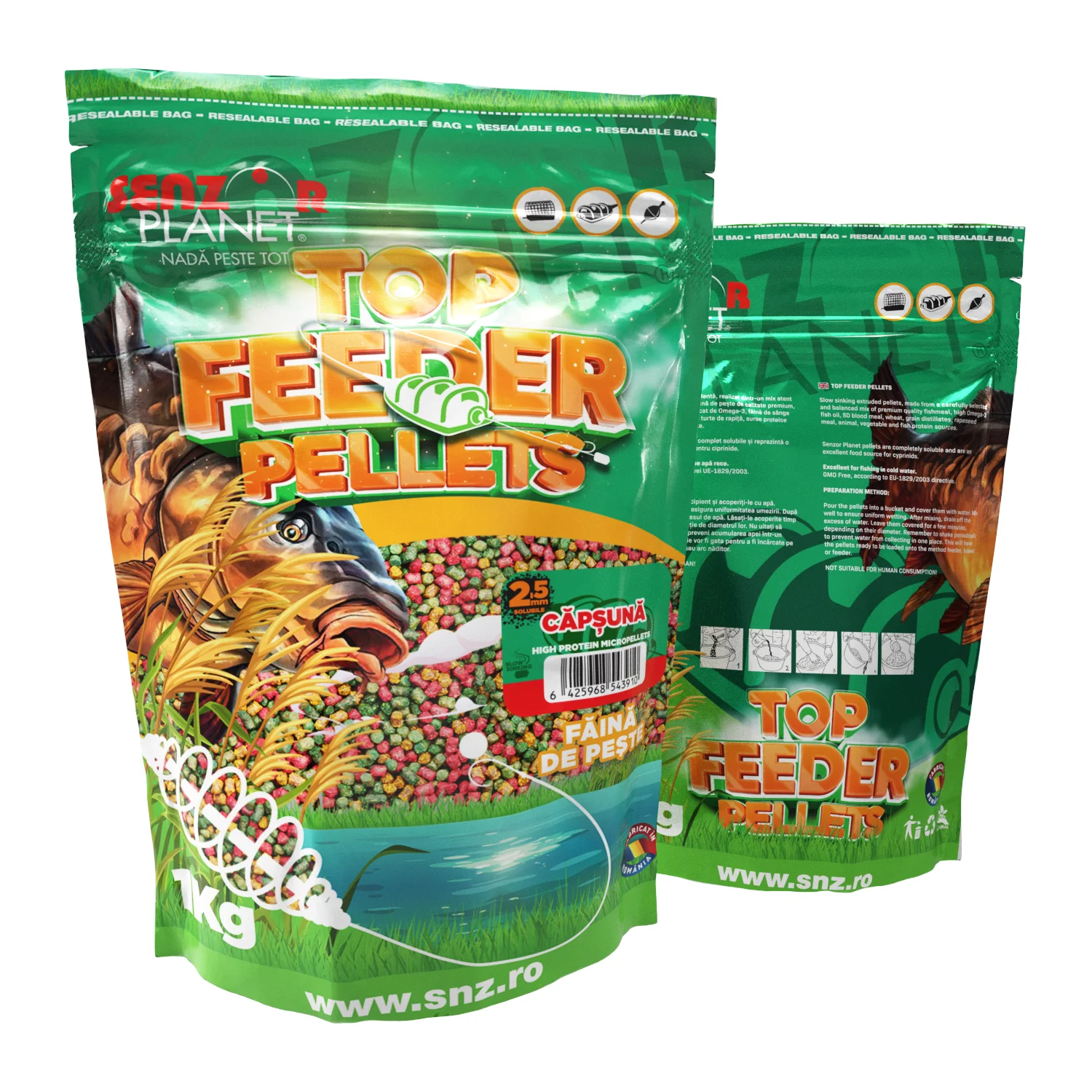 Senzor Planet Top Feeder Pellets 2.5mm