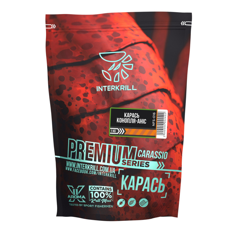Nadă INTERKRILL Premium Caras 1kg